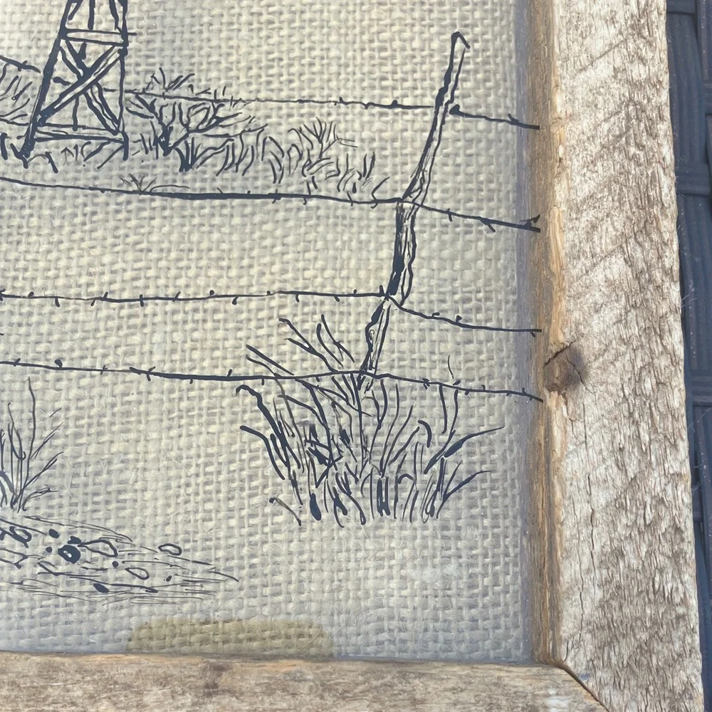 N/A rustic framed